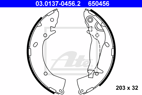 Set saboti frana 03.0137-0456.2 ATE