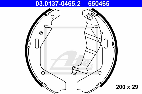 Set saboti frana 03.0137-0465.2 ATE