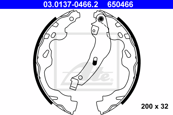 Set saboti frana 03.0137-0466.2 ATE