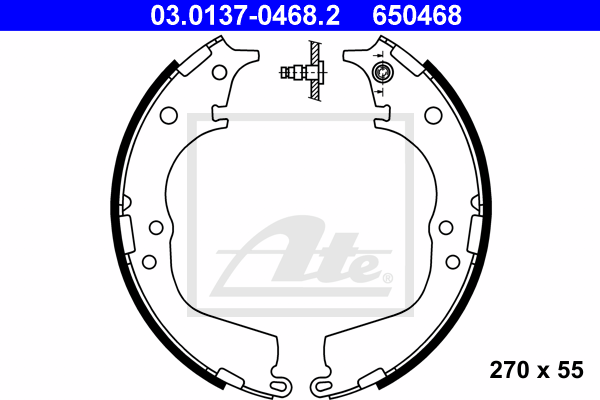 Set saboti frana 03.0137-0468.2 ATE