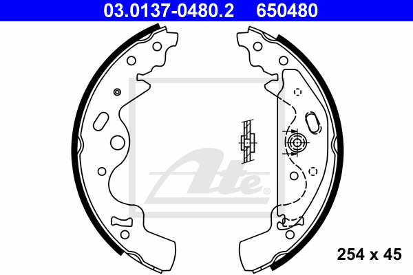 Set saboti frana 03.0137-0480.2 ATE