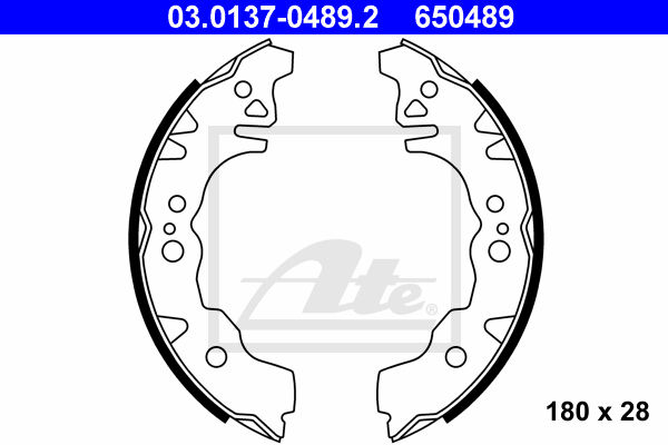 Set saboti frana 03.0137-0489.2 ATE