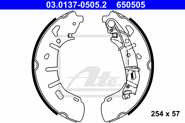 Set saboti frana 03.0137-0505.2 ATE