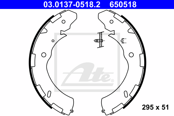 Set saboti frana 03.0137-0518.2 ATE