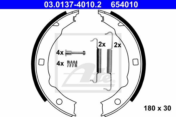 Set saboti frana, frana de mana 03.0137-4010.2 ATE