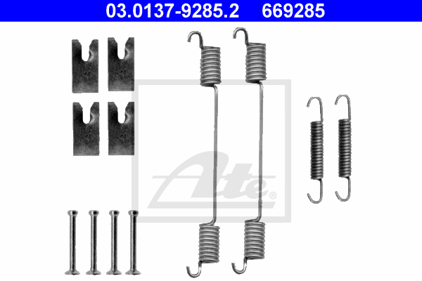 Set accesorii, sabot de frana 03.0137-9285.2 ATE