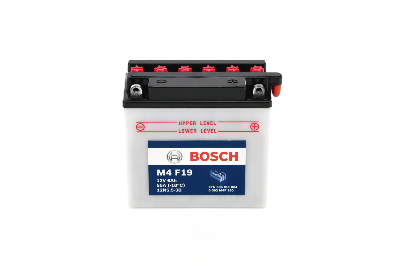 Baterie de pornire 0 092 M4F 190 BOSCH 6Ah 12V