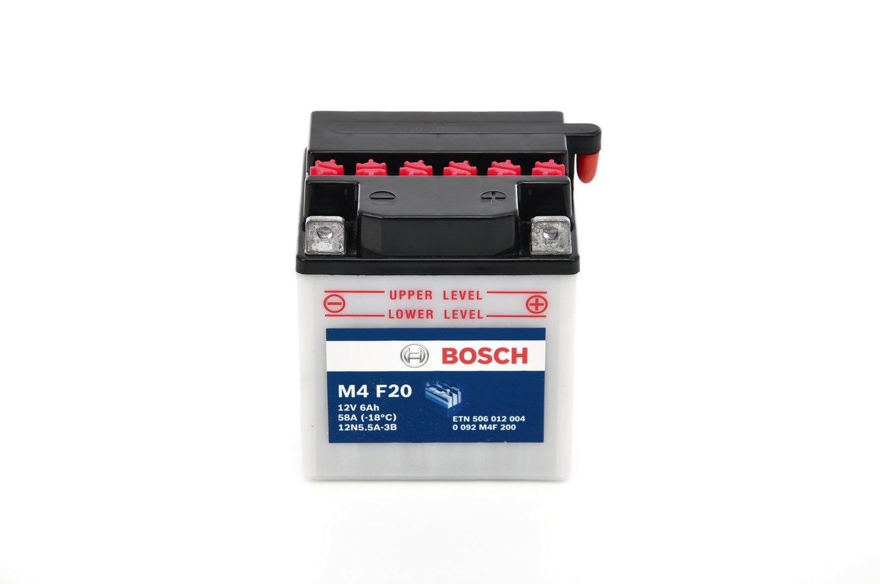Baterie de pornire 0 092 M4F 200 BOSCH 6Ah 12V