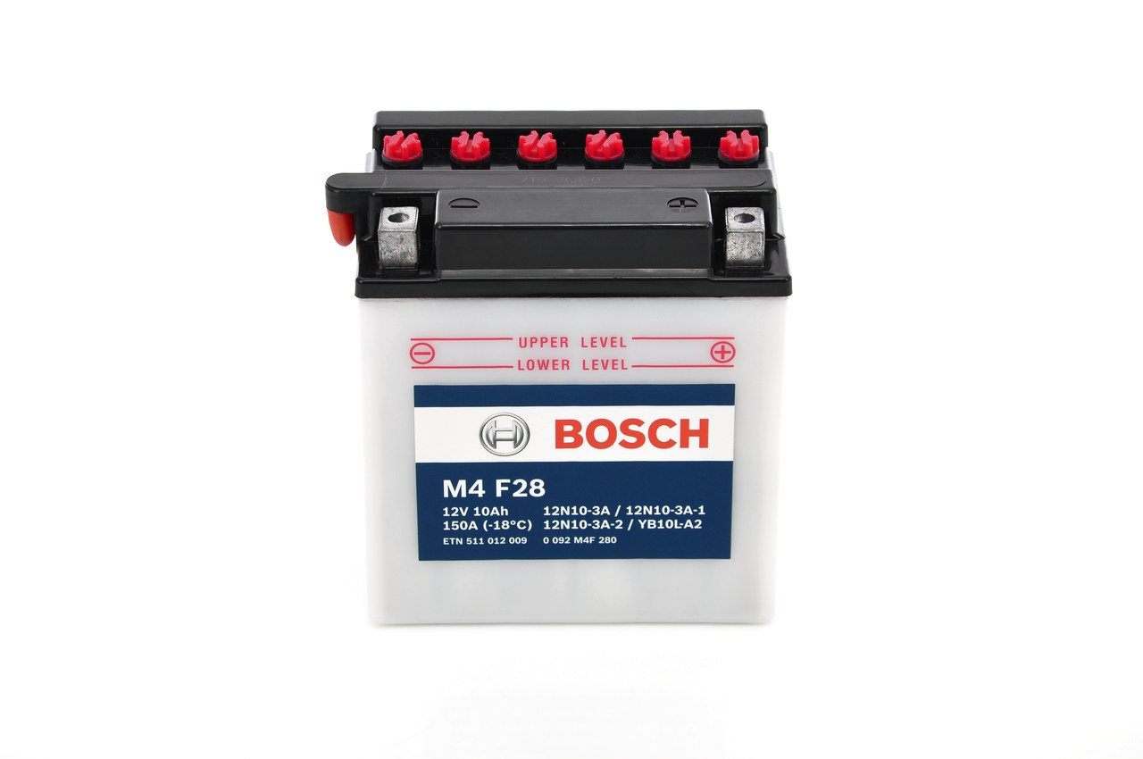 Baterie de pornire 0 092 M4F 280 BOSCH 10Ah 12V