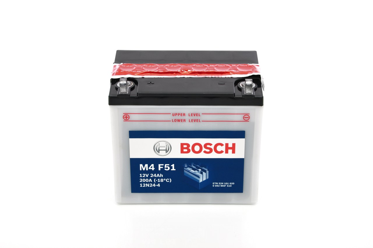 Baterie de pornire 0 092 M4F 510 BOSCH 12V 24Ah