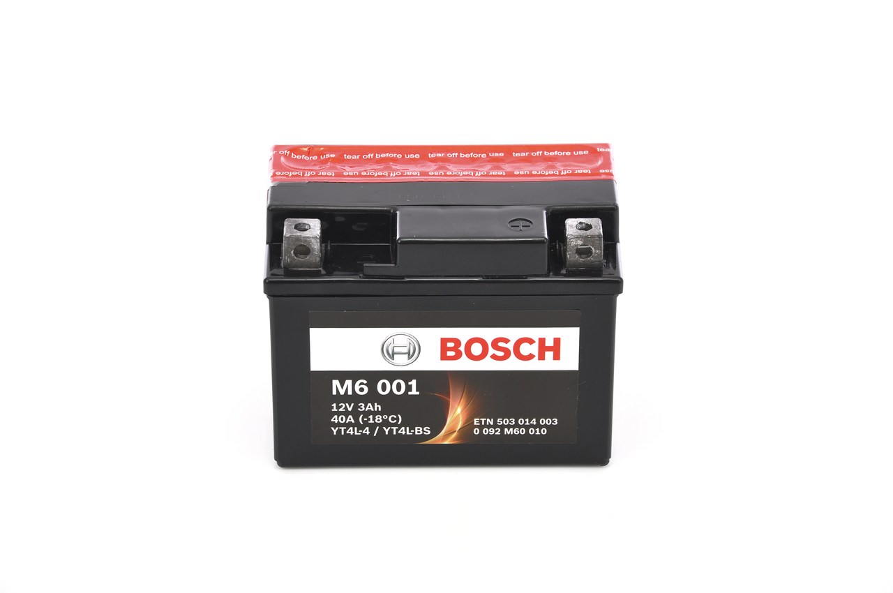 Baterie de pornire 0 092 M60 010 BOSCH 3Ah 12V