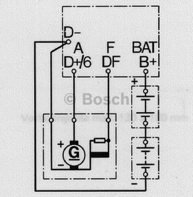 Regulator, alternator 0 190 113 004 BOSCH