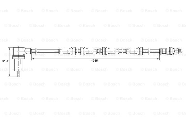 senzor,turatie roata 0 265 006 154 BOSCH