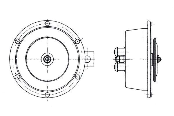 Claxon 0 320 202 009 BOSCH