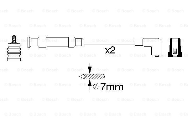 Set cablaj aprinder 0 356 912 804 BOSCH