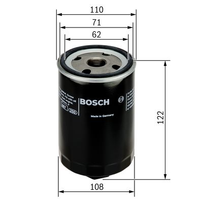 Filtru ulei 0 451 203 223 BOSCH