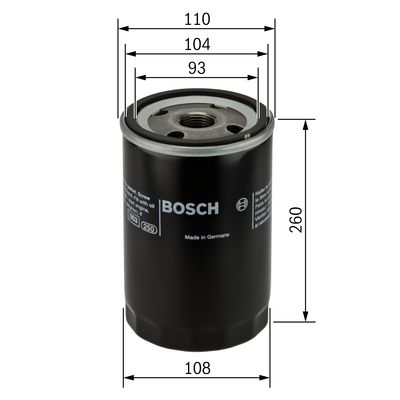 Filtru ulei 0 451 300 003 BOSCH