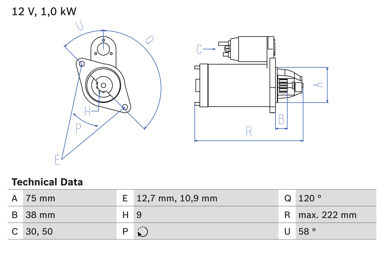 starter 0 986 024 290 BOSCH
