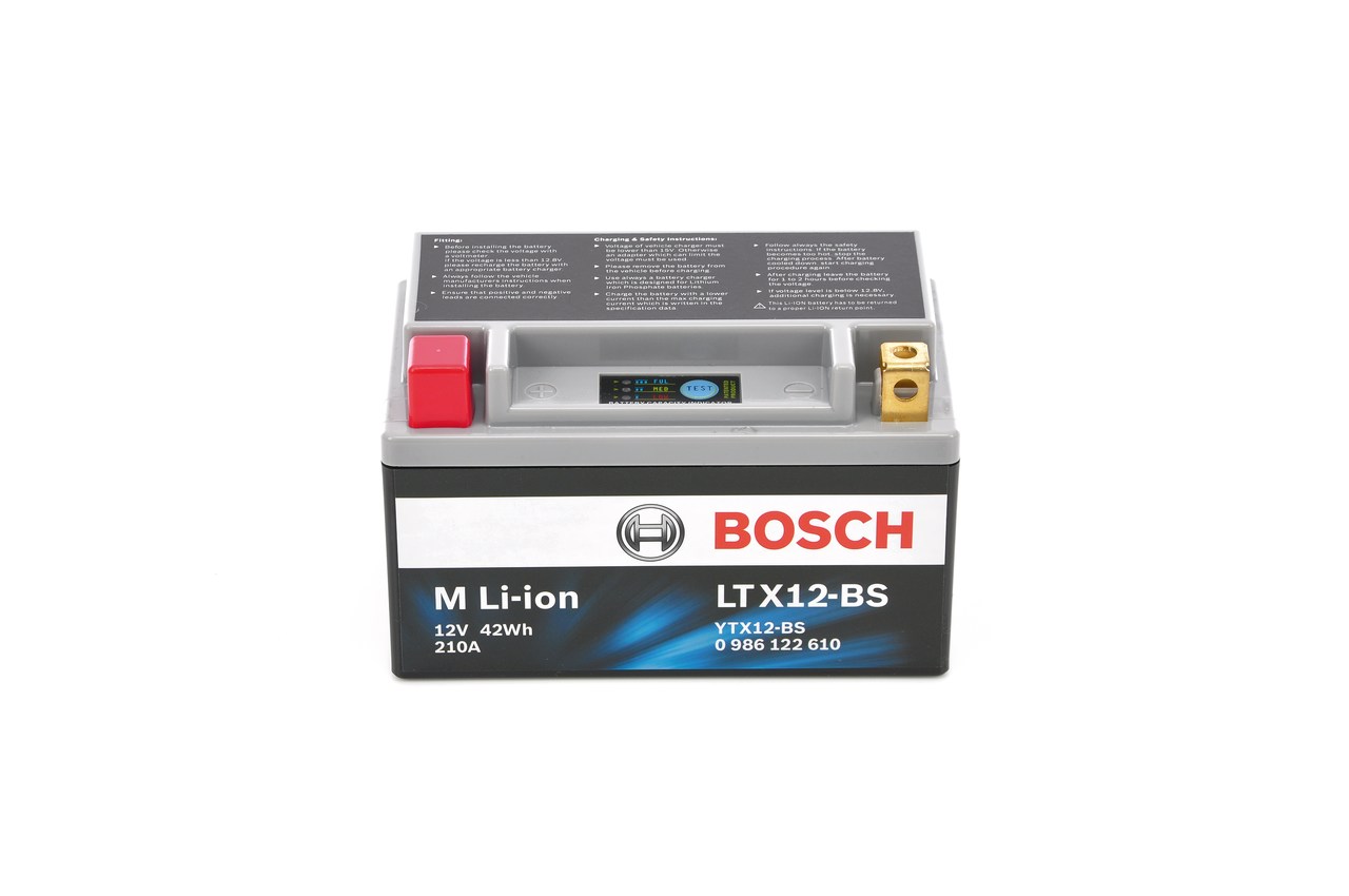 Baterie de pornire 0 986 122 610 BOSCH 12V 3,5Ah