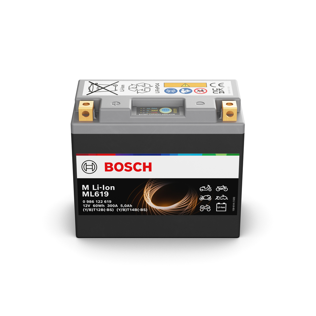 Baterie de pornire 0 986 122 619 BOSCH 0Ah 12V