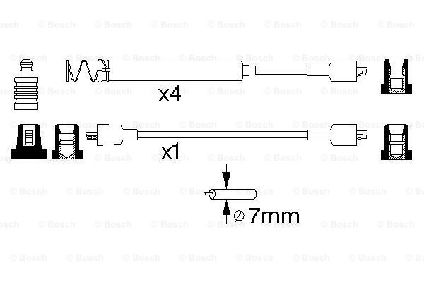 Set cablaj aprinder 0 986 356 796 BOSCH