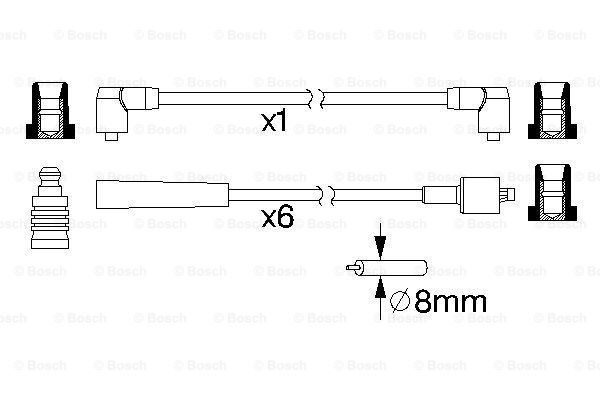 Set cablaj aprinder 0 986 357 164 BOSCH