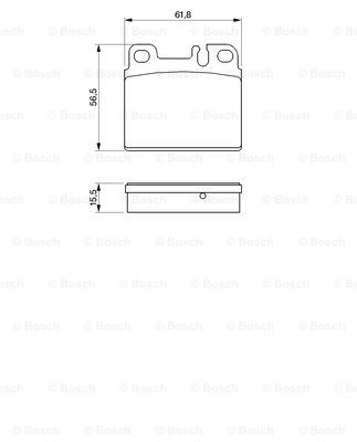 set placute frana,frana disc 0 986 424 051 BOSCH
