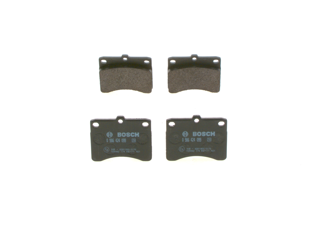 set placute frana,frana disc 0 986 424 099 BOSCH