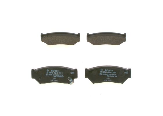 Set placute frana,frana disc 0 986 424 251 BOSCH