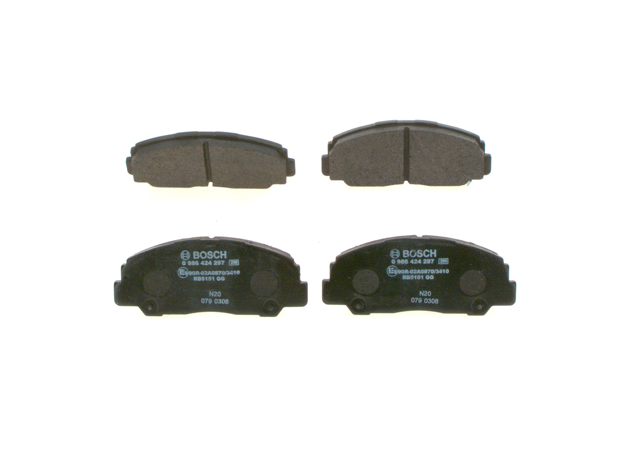 set placute frana,frana disc 0 986 424 297 BOSCH