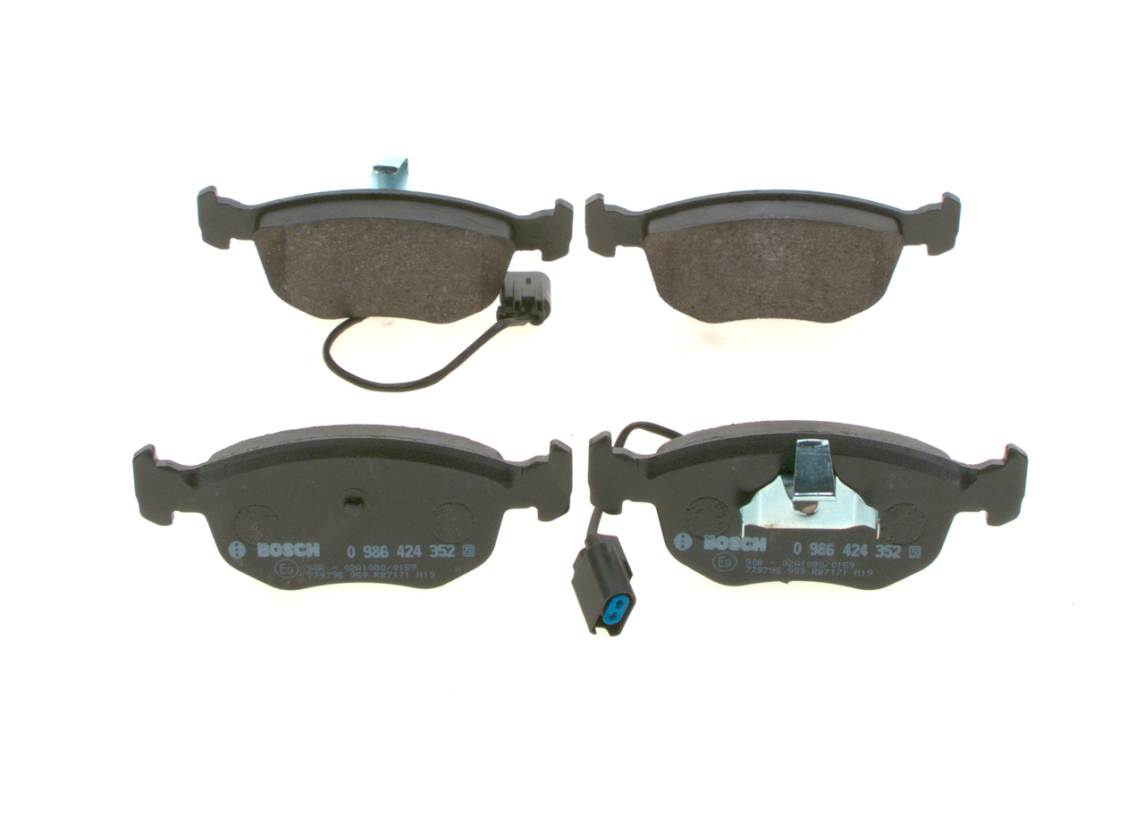set placute frana,frana disc 0 986 424 352 BOSCH