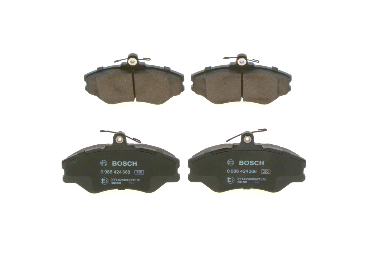 set placute frana,frana disc 0 986 424 368 BOSCH