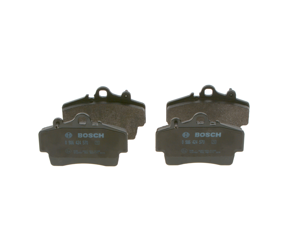 set placute frana,frana disc 0 986 424 570 BOSCH