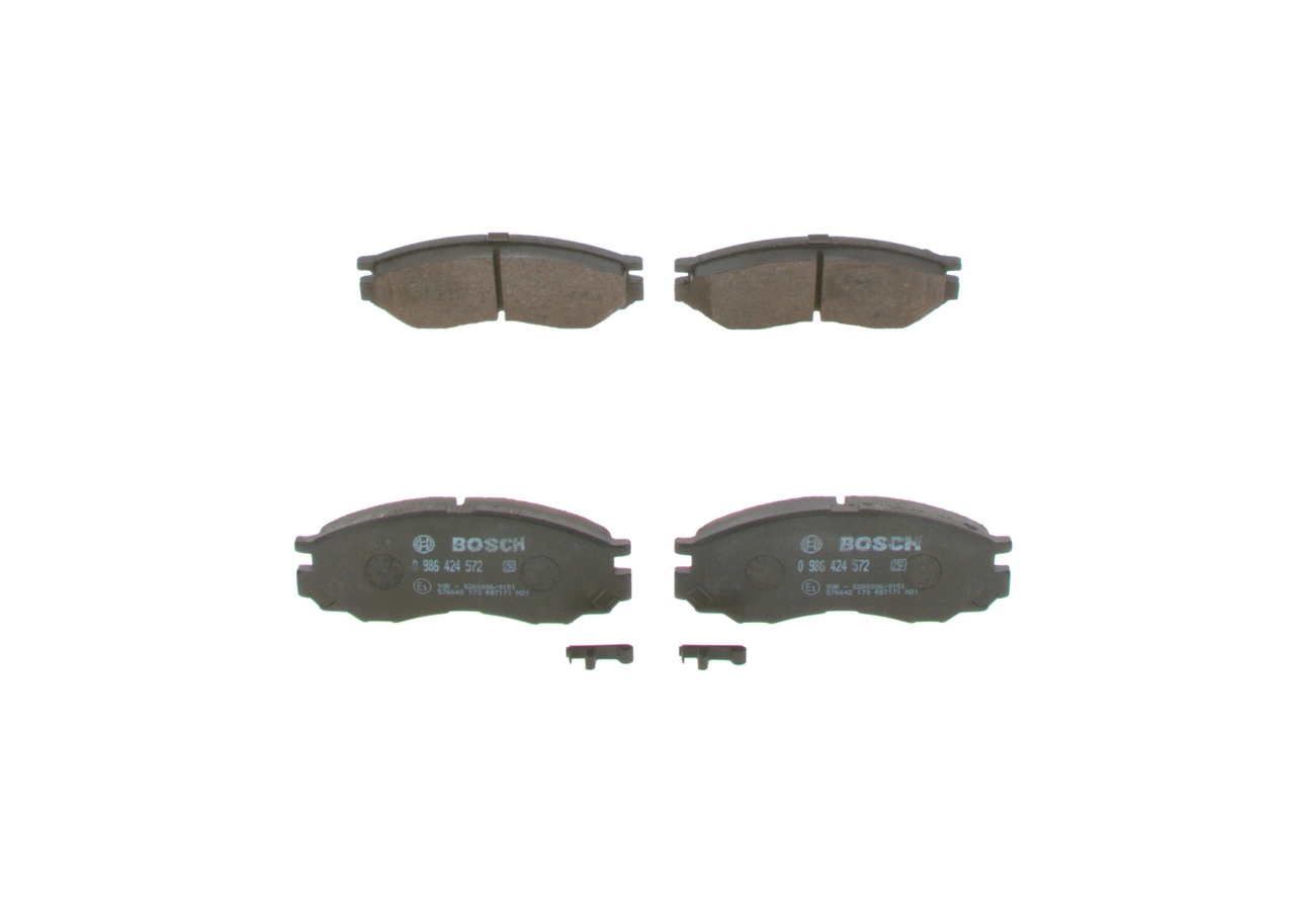 set placute frana,frana disc 0 986 424 572 BOSCH