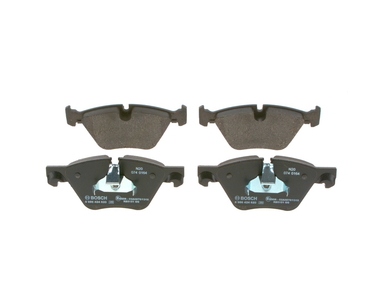 Set placute frana,frana disc 0 986 424 620 BOSCH