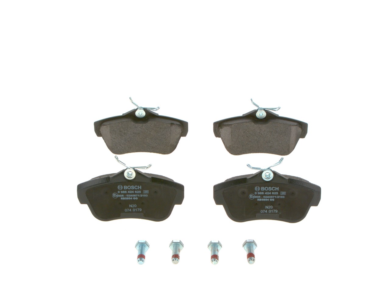 Set placute frana,frana disc 0 986 424 625 BOSCH