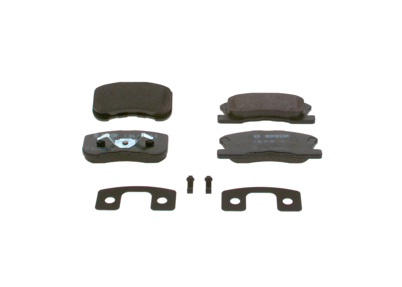 set placute frana,frana disc 0 986 424 697 BOSCH