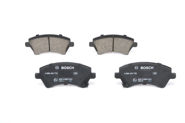 Set placute frana,frana disc 0 986 424 735 BOSCH