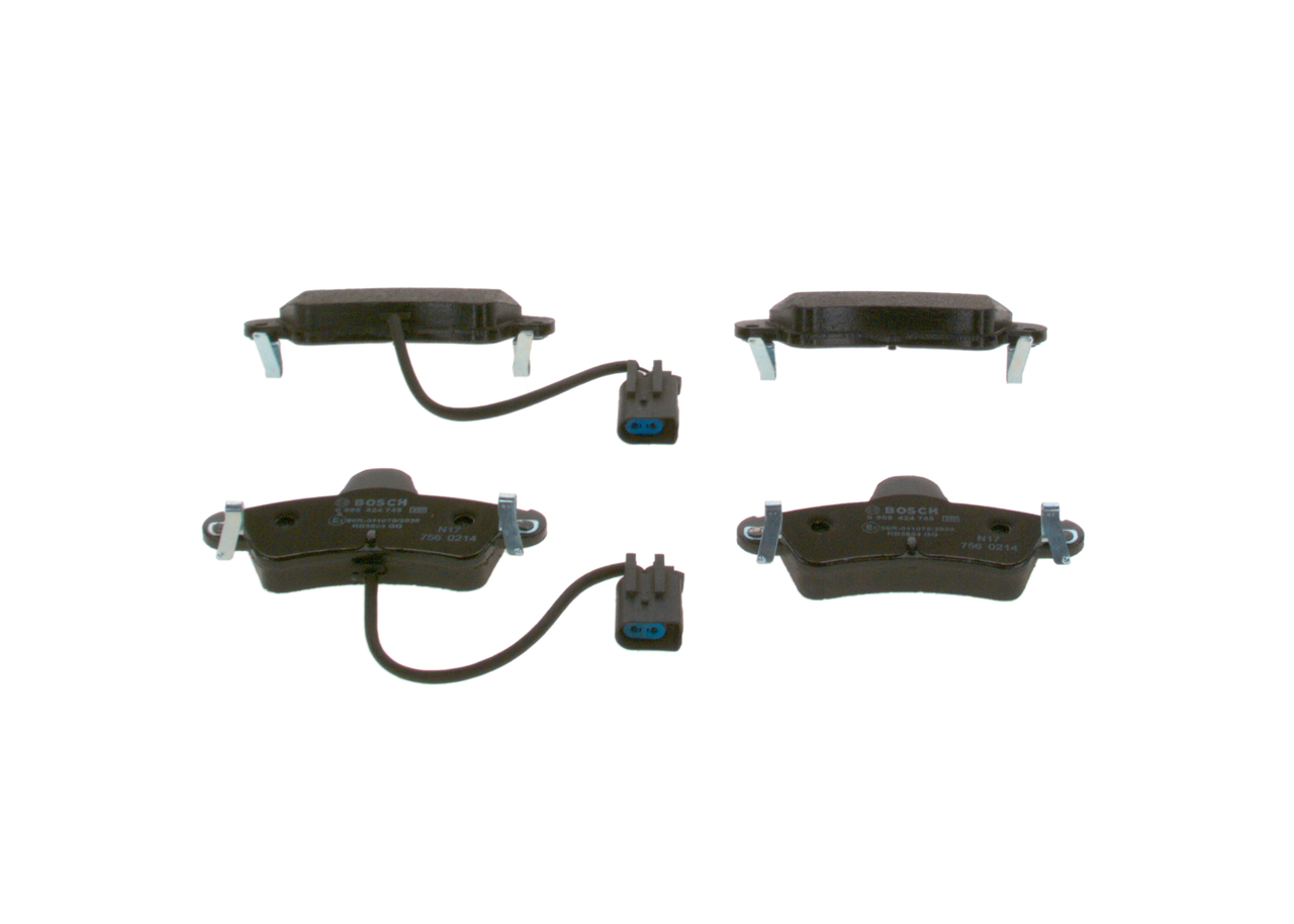 set placute frana,frana disc 0 986 424 745 BOSCH