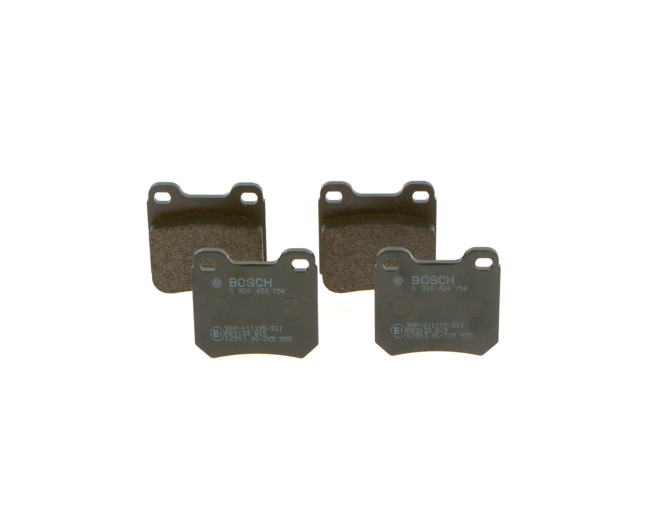 set placute frana,frana disc 0 986 424 754 BOSCH