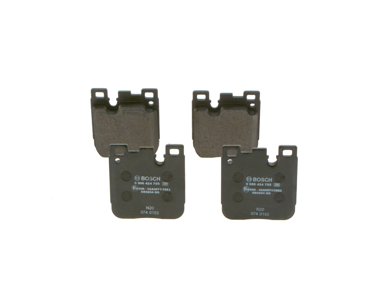 Set placute frana,frana disc 0 986 424 755 BOSCH