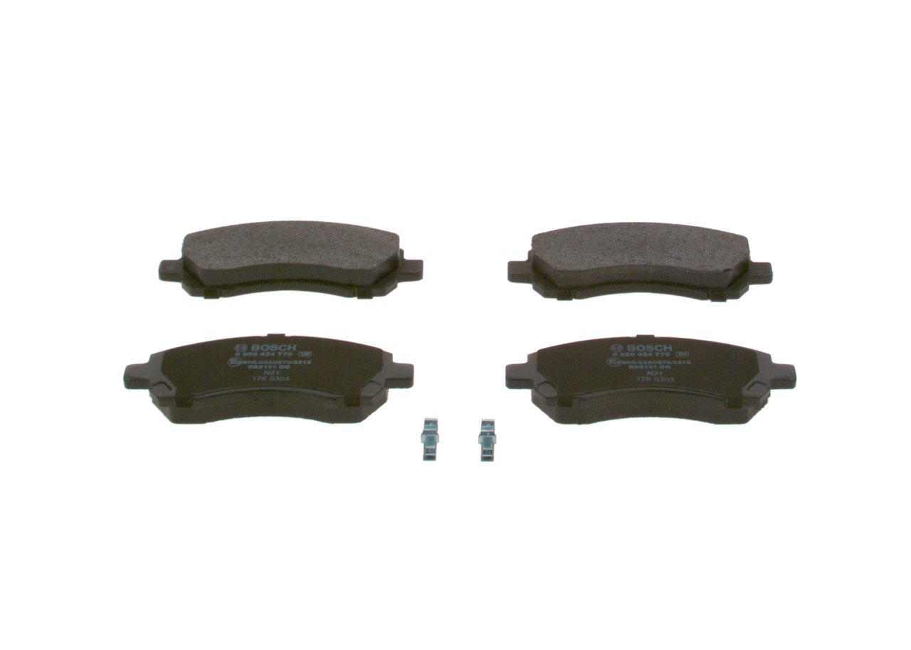 set placute frana,frana disc 0 986 424 770 BOSCH