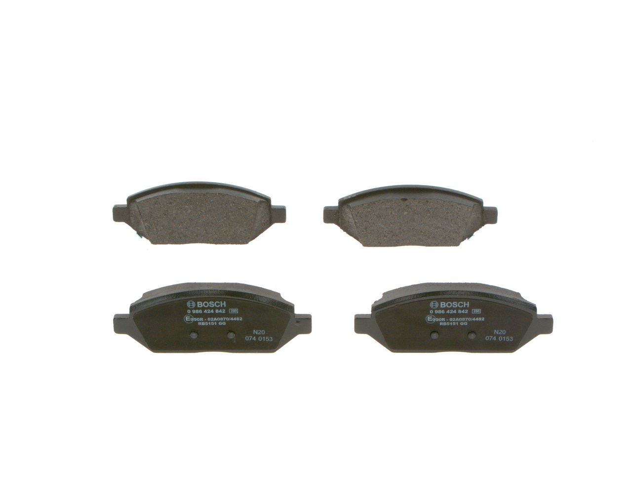 Set placute frana,frana disc 0 986 424 842 BOSCH