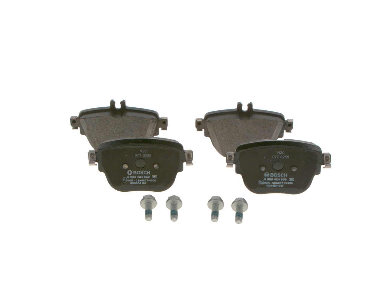 Set placute frana,frana disc 0 986 424 859 BOSCH