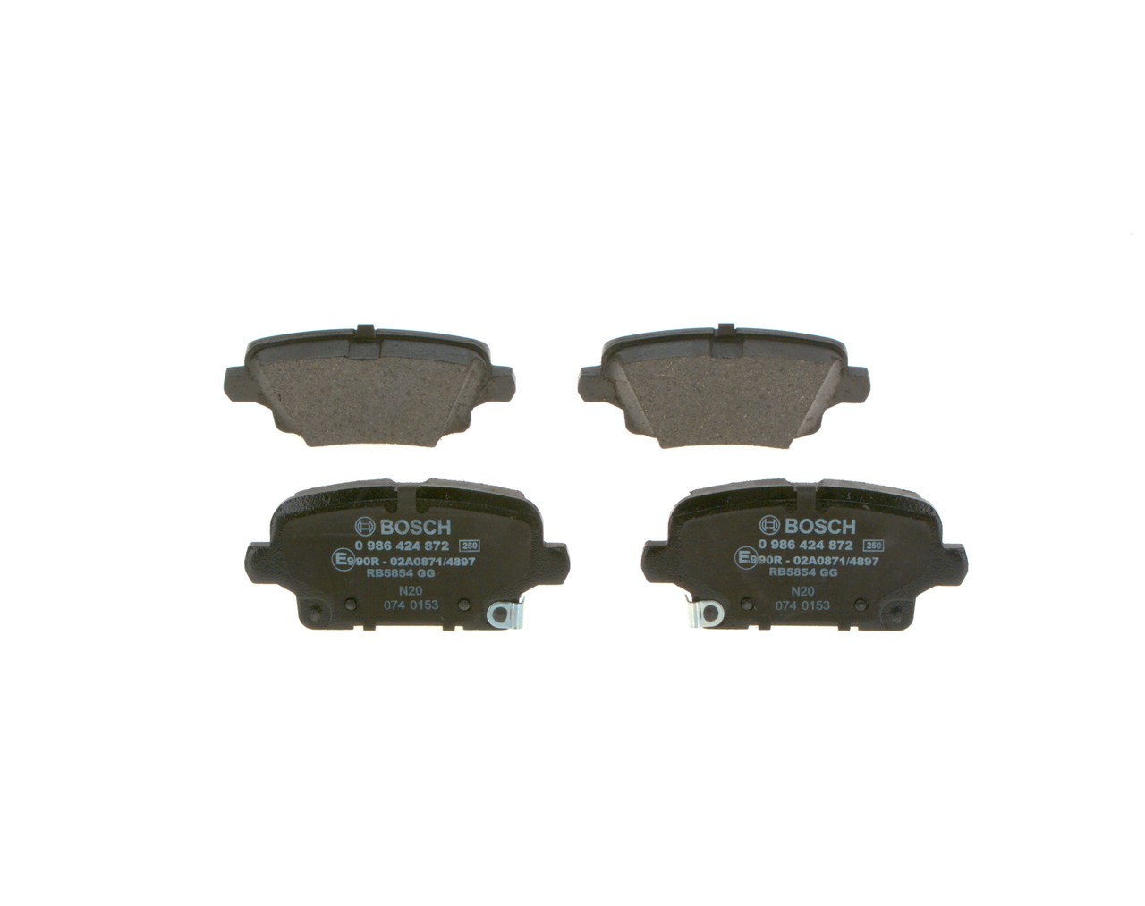 Set placute frana,frana disc 0 986 424 872 BOSCH