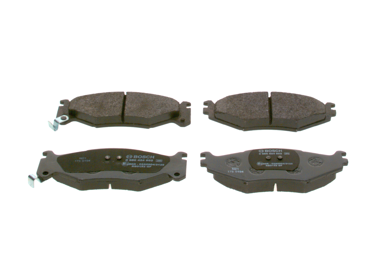 Set placute frana,frana disc 0 986 424 892 BOSCH