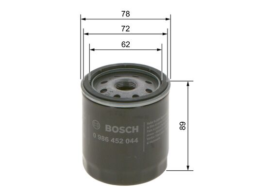 Filtru ulei 0 986 452 044 BOSCH