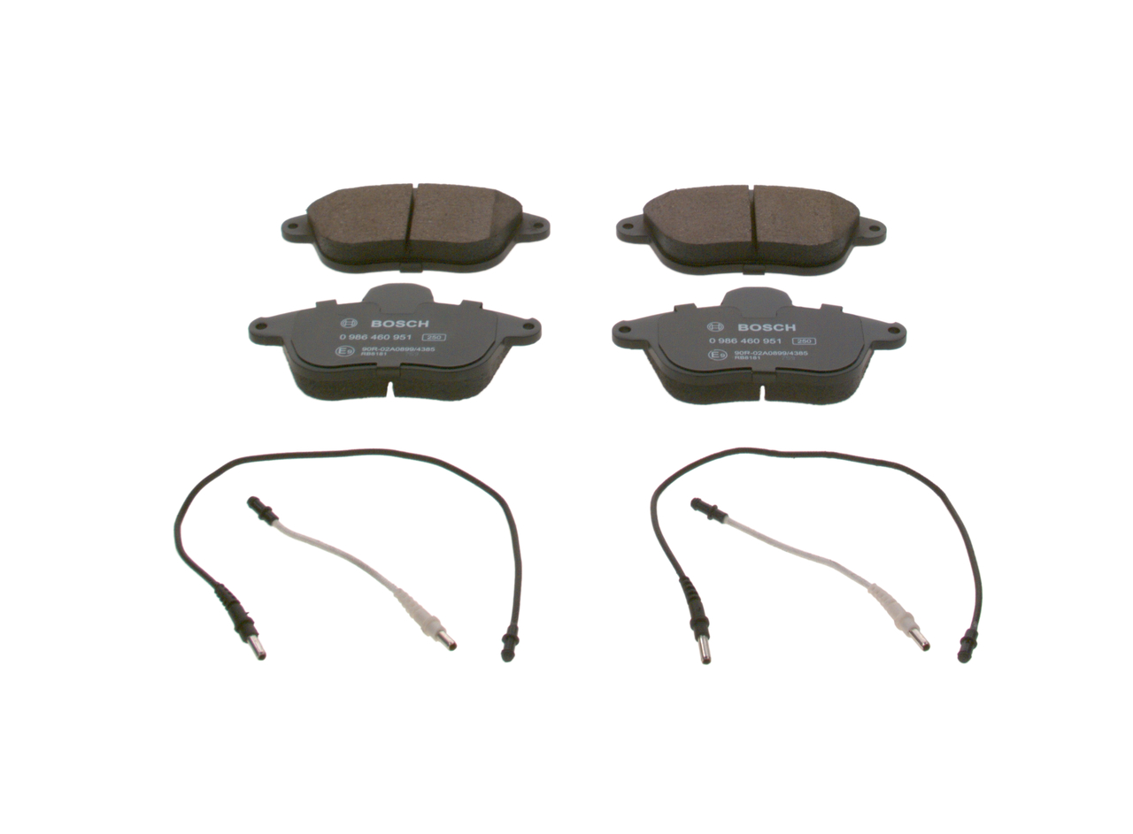 set placute frana,frana disc 0 986 460 951 BOSCH