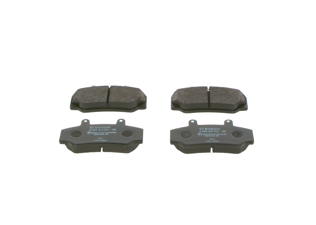 set placute frana,frana disc 0 986 460 961 BOSCH