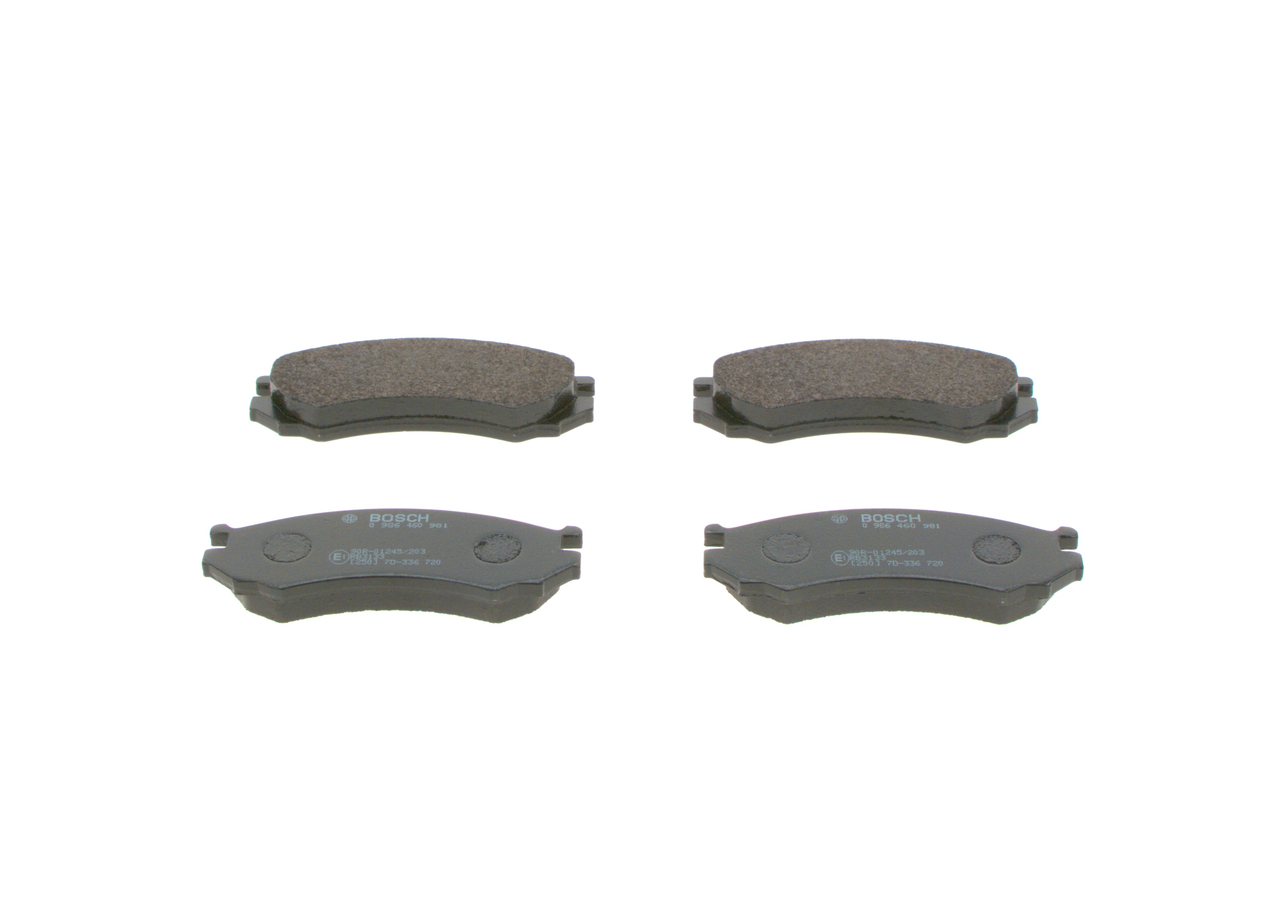 set placute frana,frana disc 0 986 460 981 BOSCH